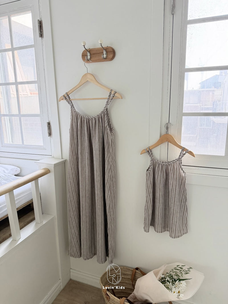 Lovin - Korean Women Fashion - #womensfashion - Double Line One-piece (Mom) - 5