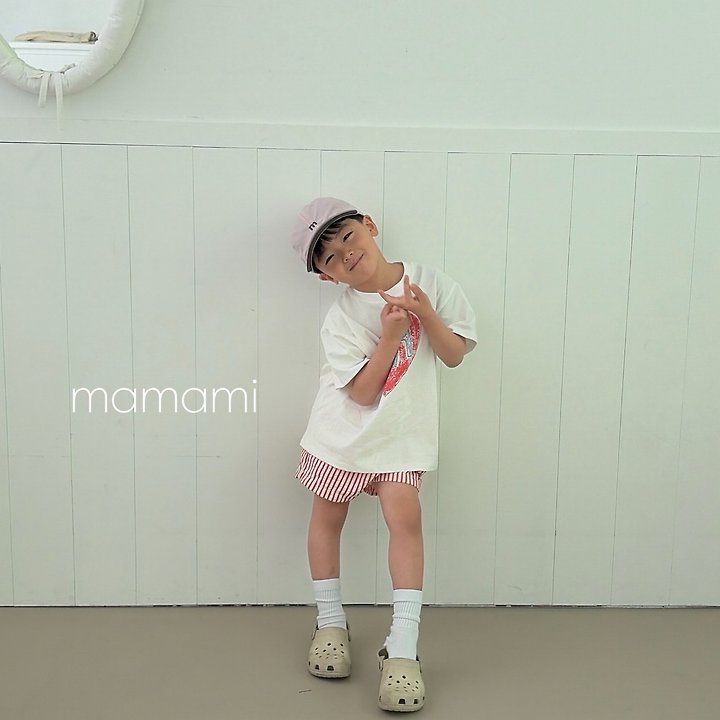 Mamami - Korean Children Fashion - #Kfashion4kids - Heart Lettering Tee - 6