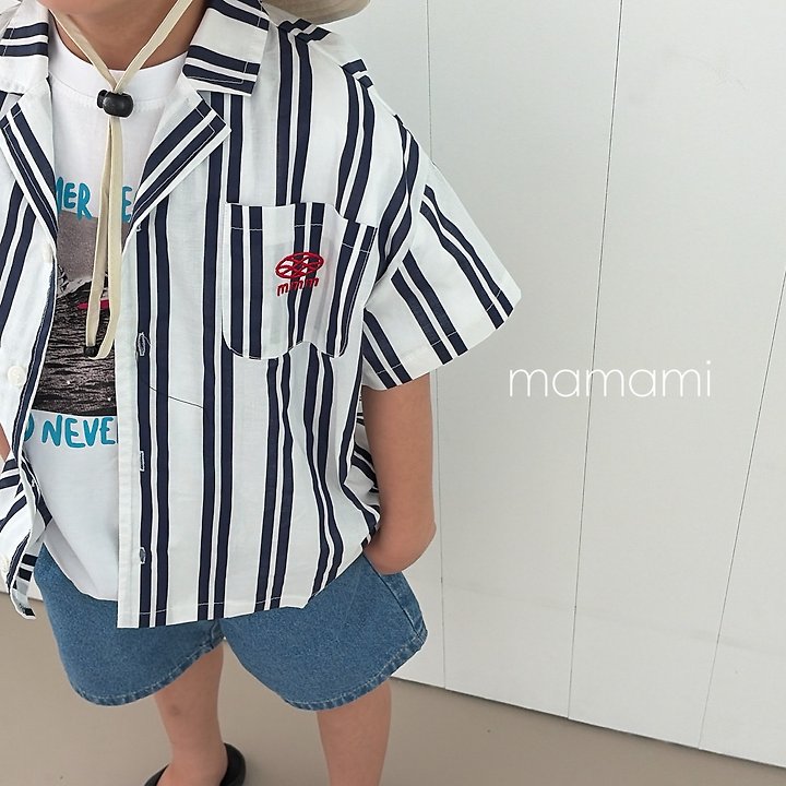 Mamami - Korean Children Fashion - #childofig - Stripe Summer Shirt - 10