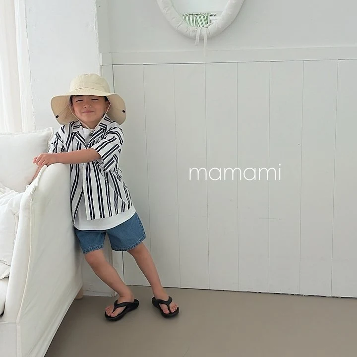 Mamami - Korean Children Fashion - #childofig - Stripe Summer Shirt - 9