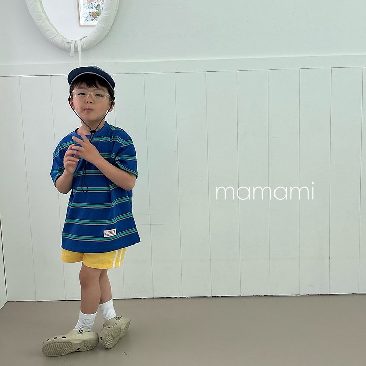 Mamami - Korean Children Fashion - #prettylittlegirls - Sun Multi Stripe Tee - 4
