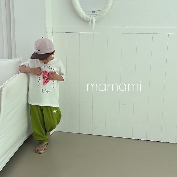 Mamami - Korean Children Fashion - #stylishchildhood - Drawing Heart Tee - 4