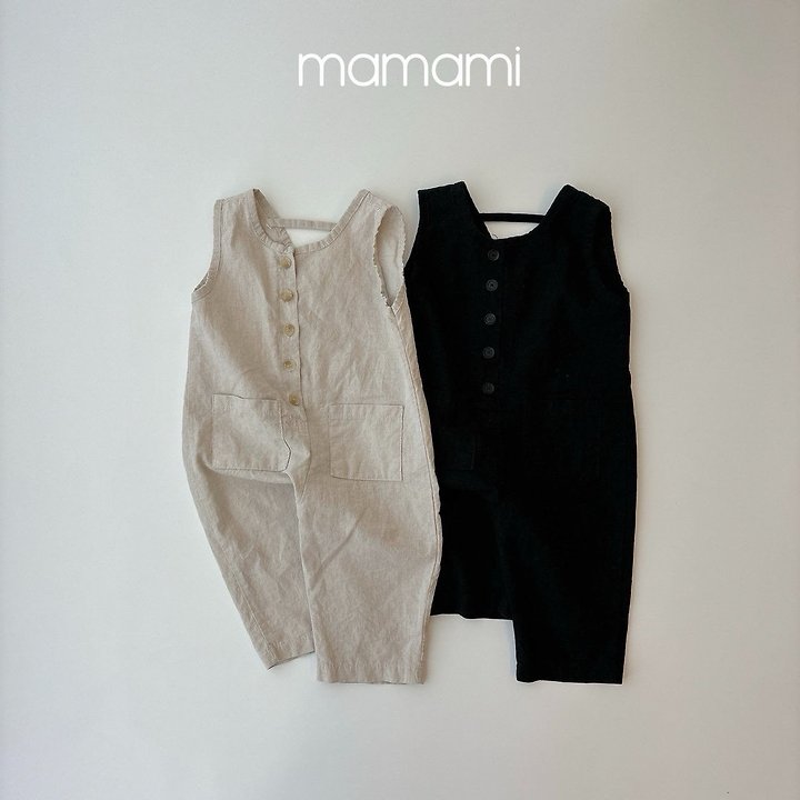 Mamami - Korean Children Fashion - #childofig - Button Jumpsuit