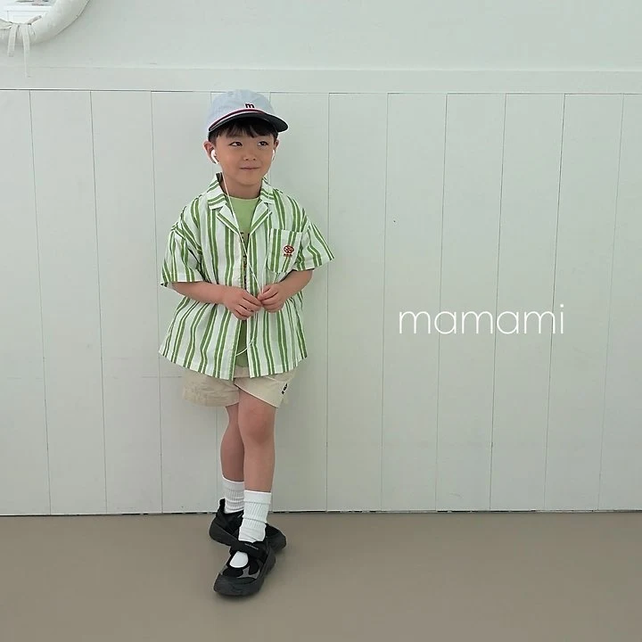 Mamami - Korean Children Fashion - #childrensboutique - Stripe Summer Shirt - 11
