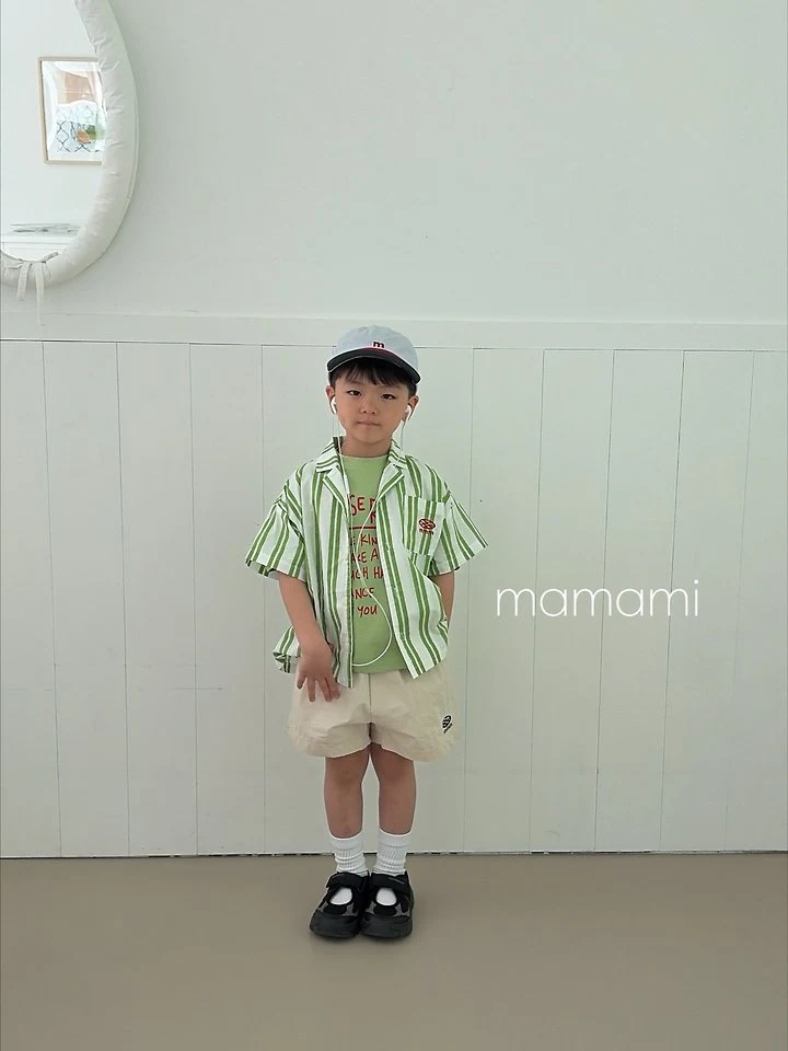Mamami - Korean Children Fashion - #designkidswear - Stripe Summer Shirt - 12