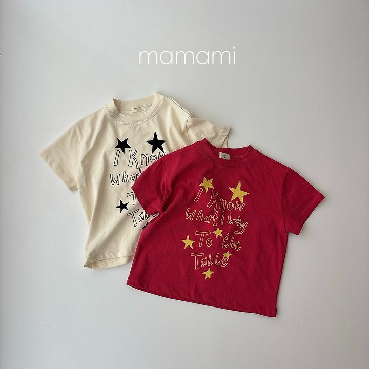 Mamami - Korean Children Fashion - #designkidswear - Star Star Tee