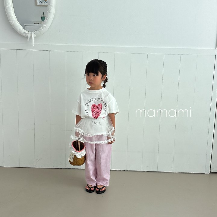 Mamami - Korean Children Fashion - #designkidswear - Drawing Heart Tee - 6
