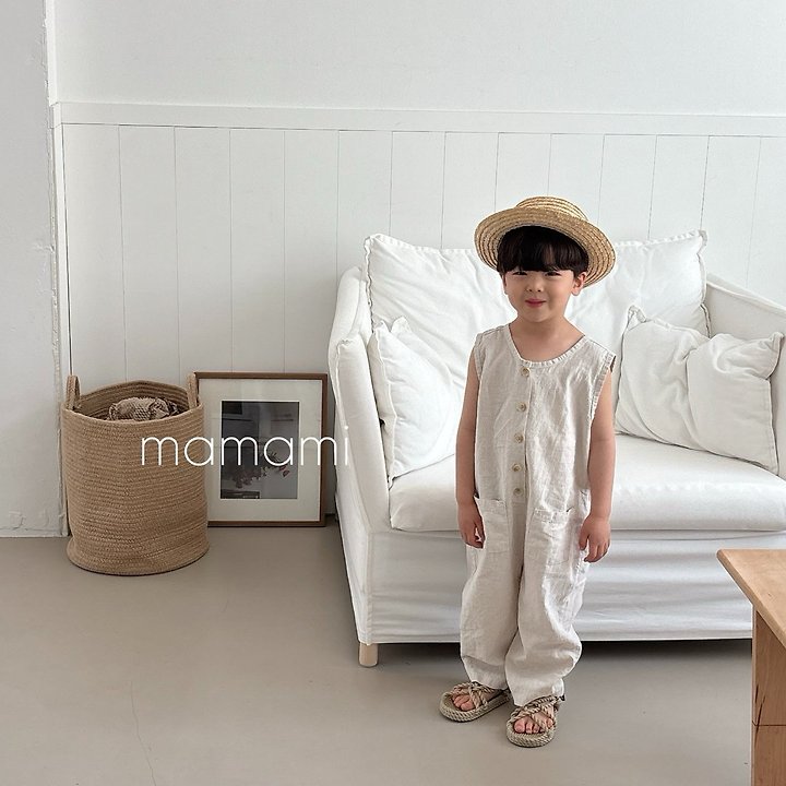 Mamami - Korean Children Fashion - #designkidswear - Button Jumpsuit - 3
