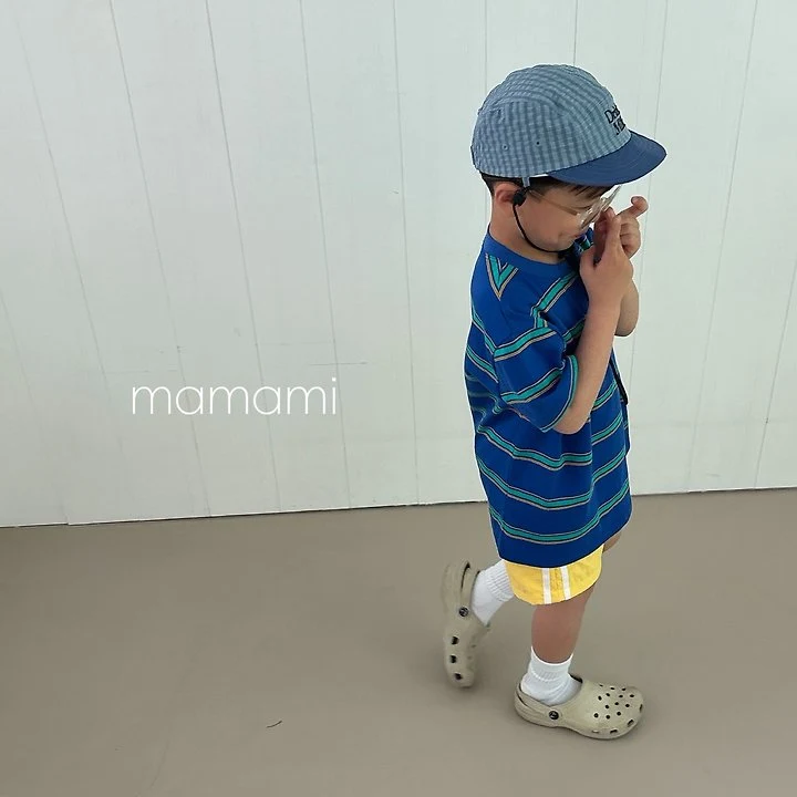 Mamami - Korean Children Fashion - #discoveringself - Sun Multi Stripe Tee - 8
