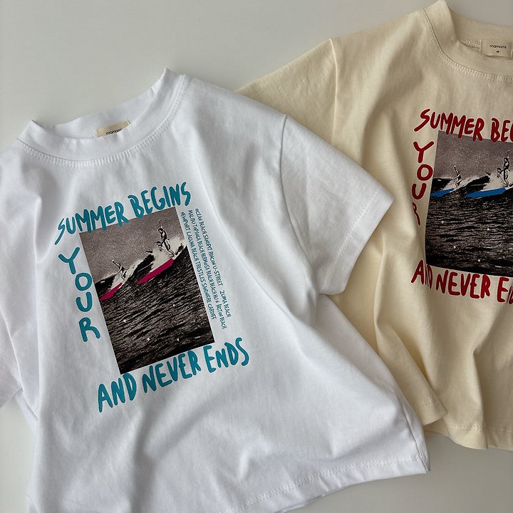 Mamami - Korean Children Fashion - #discoveringself - Surf Summer Tee