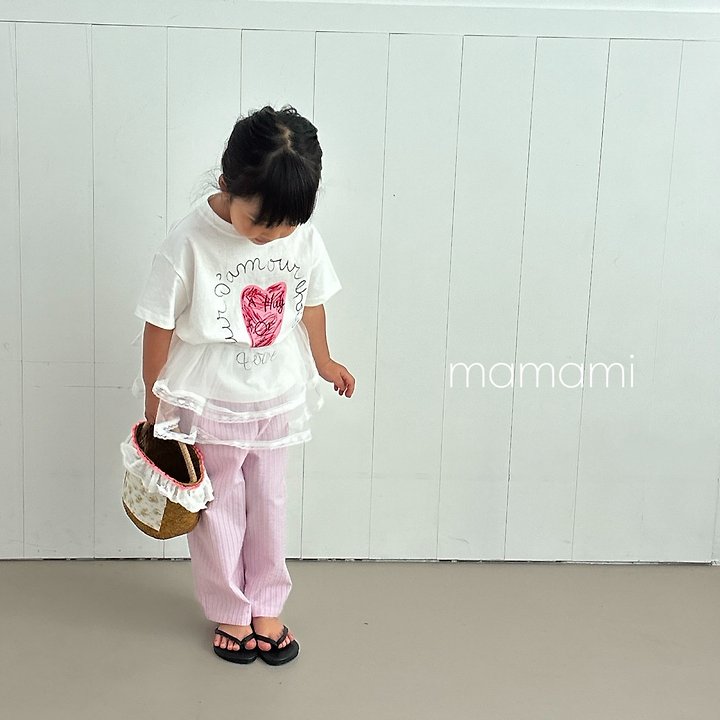 Mamami - Korean Children Fashion - #discoveringself - Drawing Heart Tee - 7