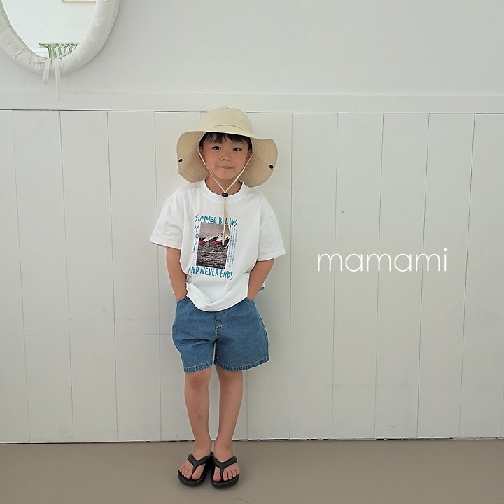 Mamami - Korean Children Fashion - #kidsshorts - Surf Summer Tee - 3