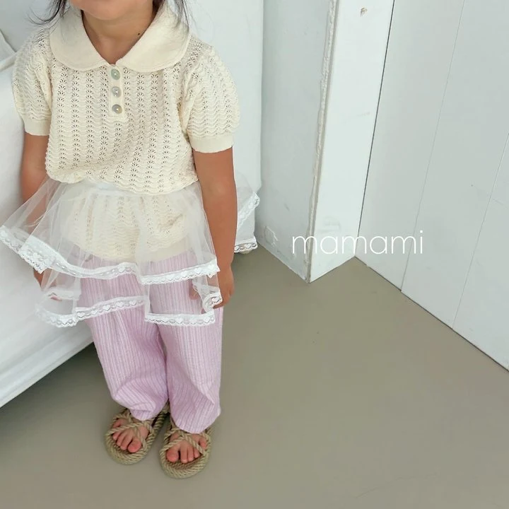 Mamami - Korean Children Fashion - #kidsshorts - Your Collar Tee - 5