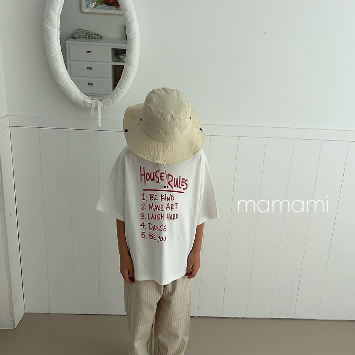 Mamami - Korean Children Fashion - #kidsstore - House Rule Tee - 10