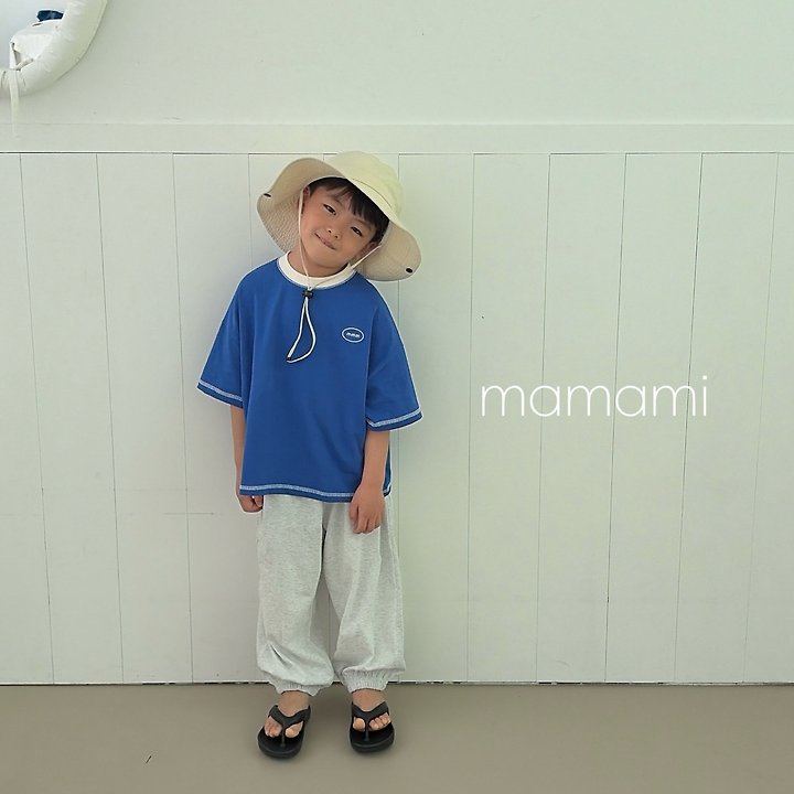 Mamami - Korean Children Fashion - #kidsshorts - Signature Stitch Tee - 4