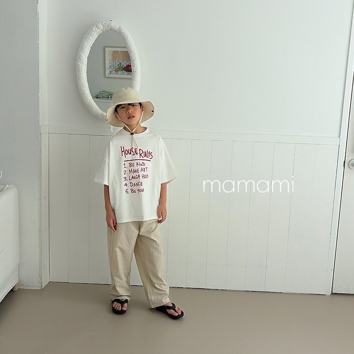 Mamami - Korean Children Fashion - #kidzfashiontrend - House Rule Tee - 11