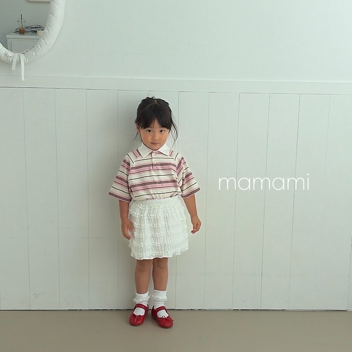 Mamami - Korean Children Fashion - #kidzfashiontrend - Day Day Collar Tee - 8