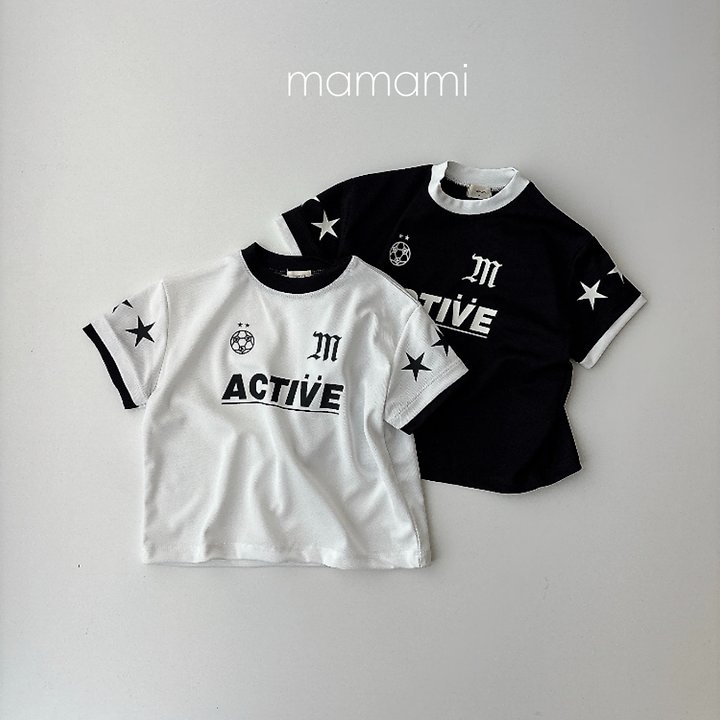 Mamami - Korean Children Fashion - #kidzfashiontrend - Active Star Tee