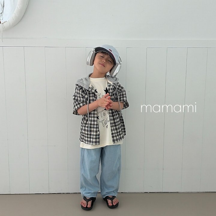 Mamami - Korean Children Fashion - #kidzfashiontrend - Checks Hoodie - 10