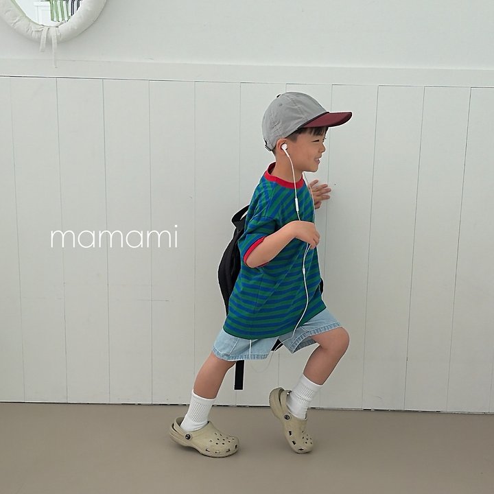 Mamami - Korean Children Fashion - #magicofchildhood - Pop Stripe Tee - 6