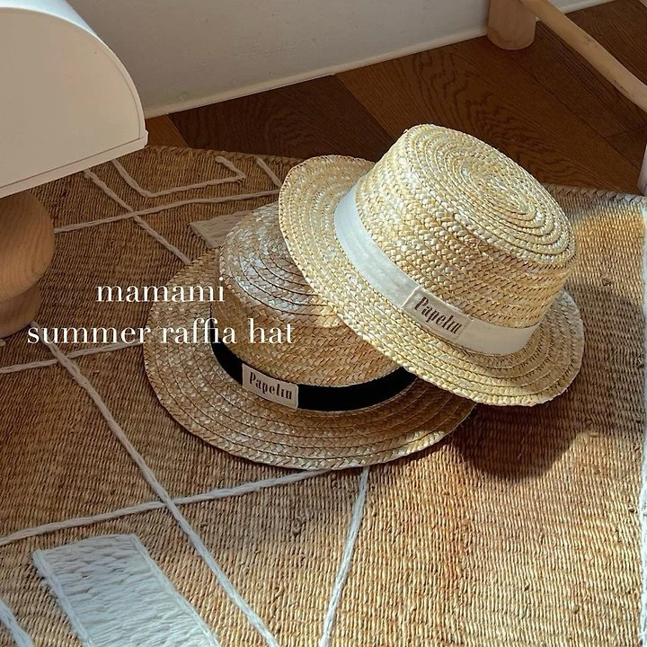Mamami - Korean Children Fashion - #magicofchildhood - Raffia Hat - 4