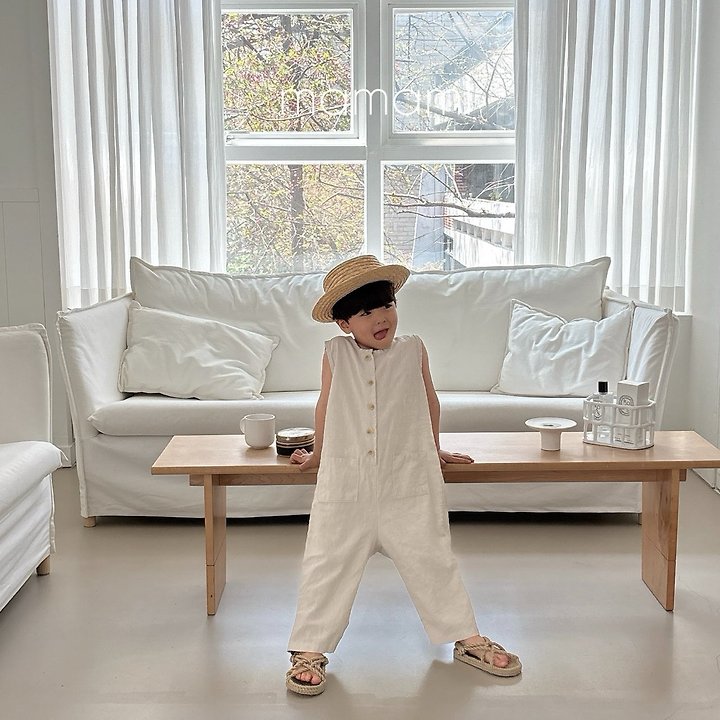 Mamami - Korean Children Fashion - #minifashionista - Button Jumpsuit - 12