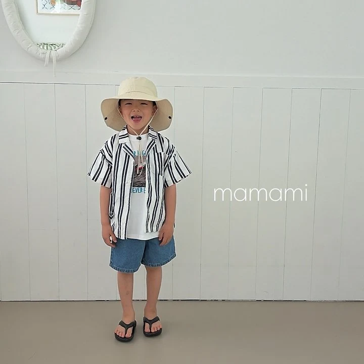 Mamami - Korean Children Fashion - #prettylittlegirls - Stripe Summer Shirt - 8