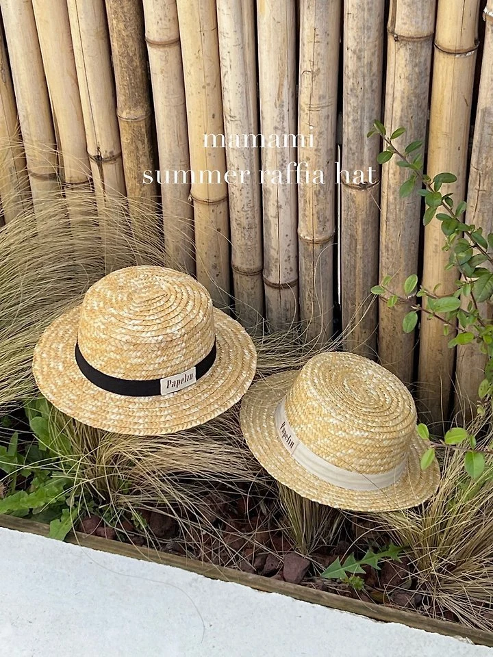 Mamami - Korean Children Fashion - #prettylittlegirls - Raffia Hat - 5