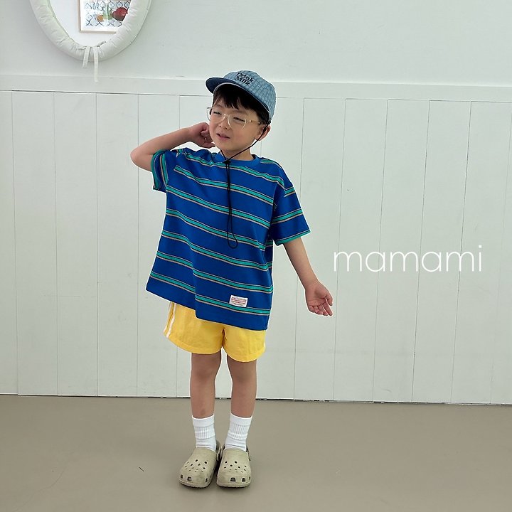 Mamami - Korean Children Fashion - #prettylittlegirls - Sun Multi Stripe Tee - 3