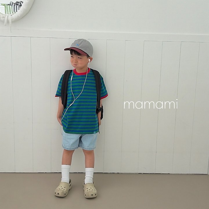 Mamami - Korean Children Fashion - #stylishchildhood - Pop Stripe Tee - 11