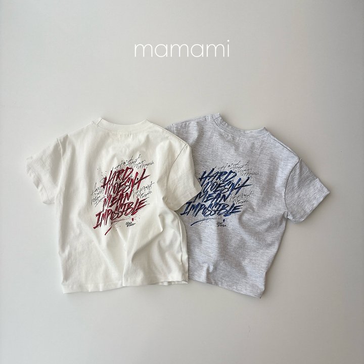 Mamami - Korean Children Fashion - #toddlerclothing - Impossible Tee