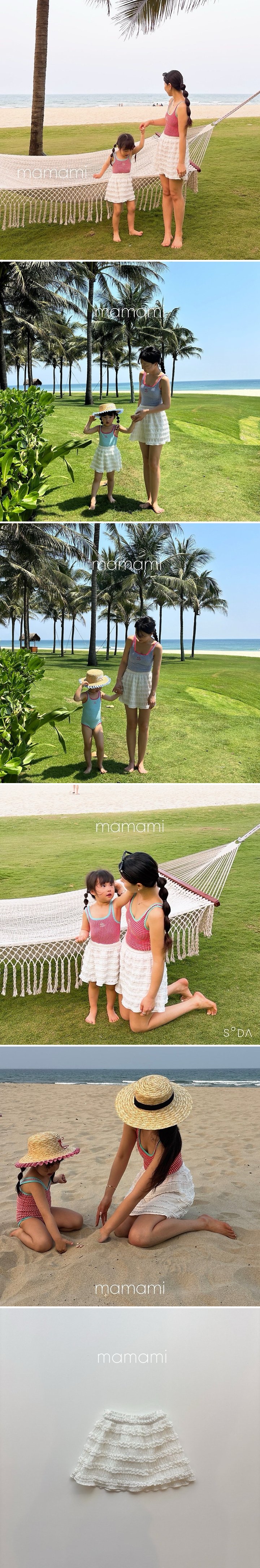 Mamami - Korean Women Fashion - #momslook - Frill Fit Swim Skirt (with Mom) - 2