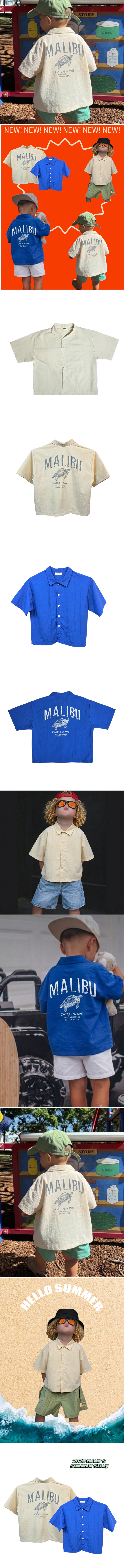 Maro - Korean Children Fashion - #kidzfashiontrend - Malibu Shirt