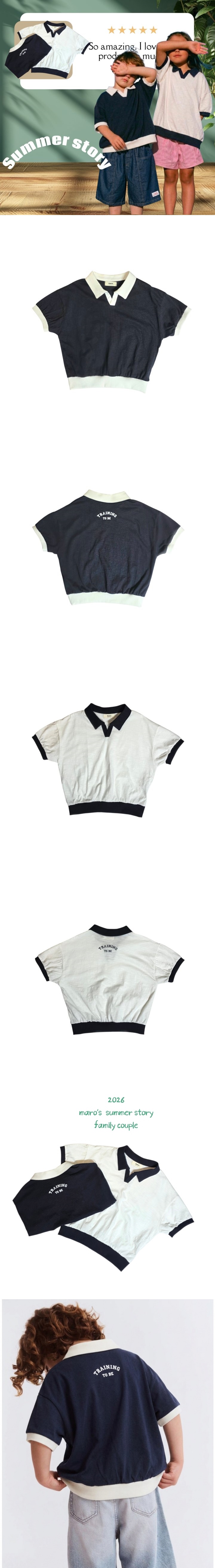 Maro - Korean Women Fashion - #restrostyle - To Be V-Collar Tee (Adult)