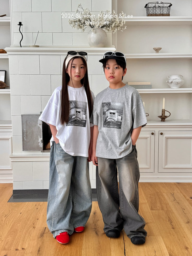 Matilda & Lee - Korean Children Fashion - #Kfashion4kids - Drive Cat Tee - 12