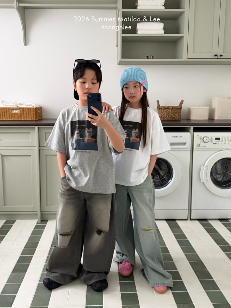 Matilda & Lee - Korean Children Fashion - #Kfashion4kids - Cinema Puppy Tee - 9