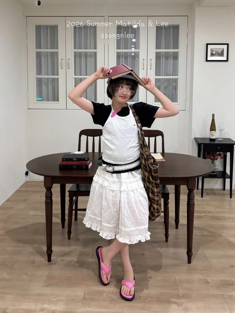 Matilda & Lee - Korean Children Fashion - #Kfashion4kids - Eyelet Long Skirt - 11