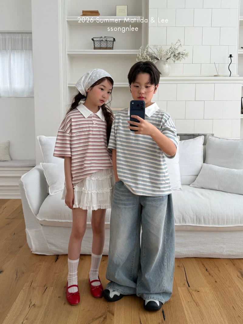 Matilda & Lee - Korean Children Fashion - #Kfashion4kids - Jelly Collar Tee - 5