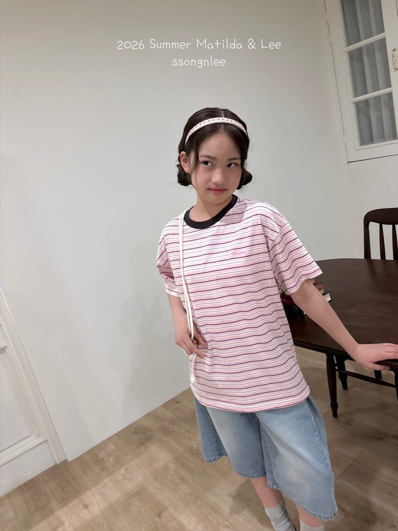 Matilda & Lee - Korean Children Fashion - #Kfashion4kids - Slow Stripe Tee - 3