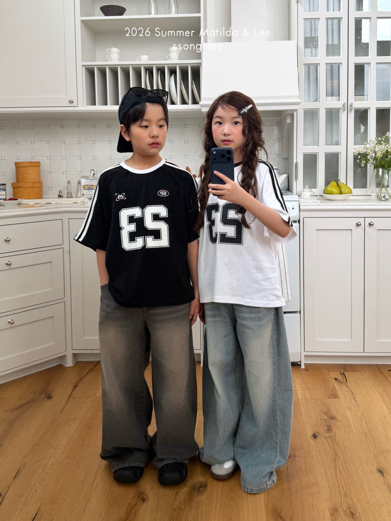 Matilda & Lee - Korean Children Fashion - #Kfashion4kids - Two Line 23 Tee - 9