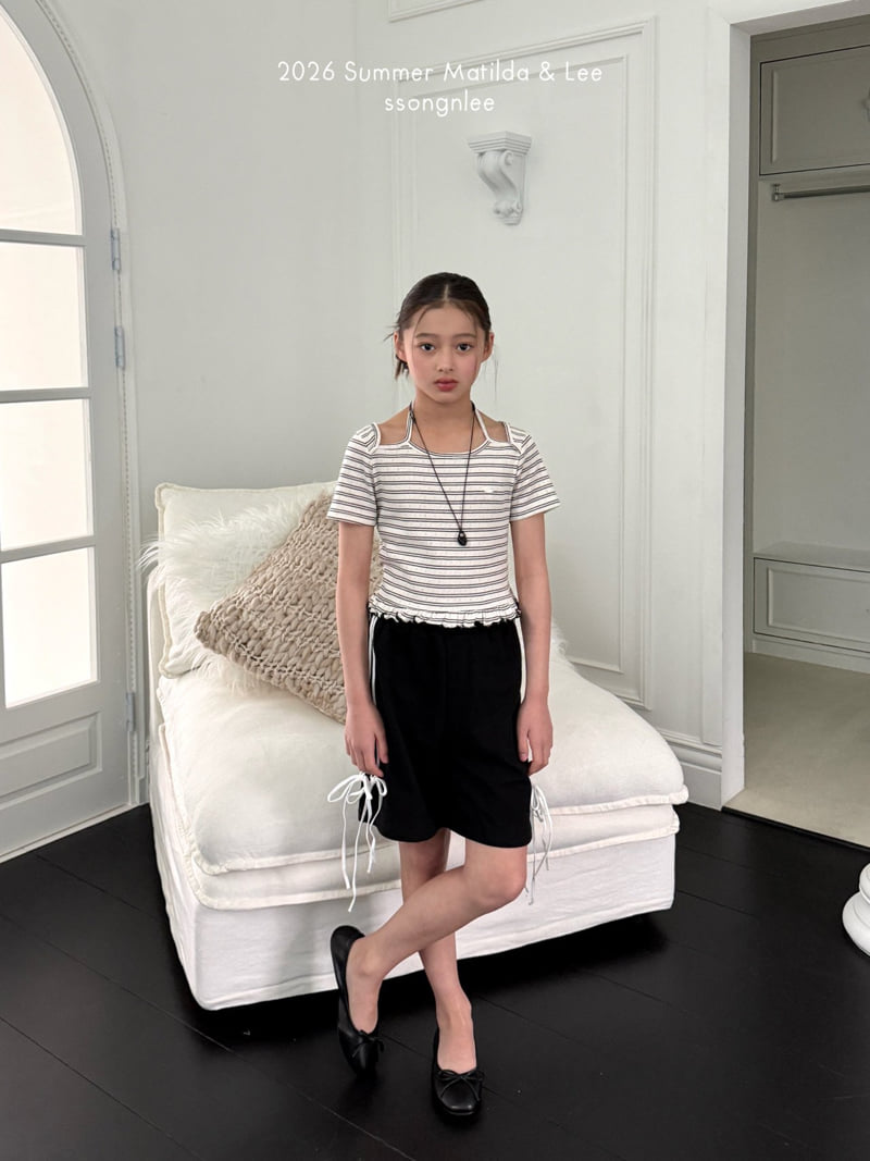 Matilda & Lee - Korean Children Fashion - #childofig - Ruffle Halter Neck Tee - 10