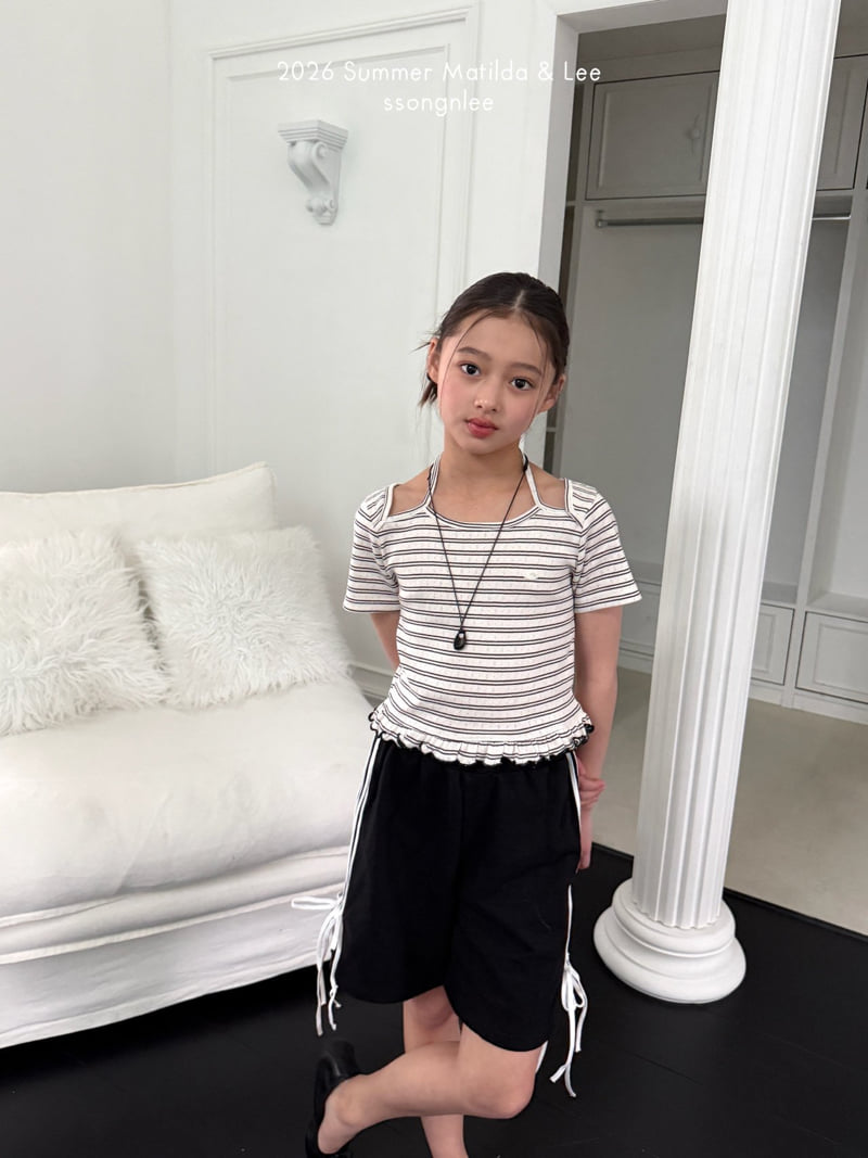 Matilda & Lee - Korean Children Fashion - #childofig - Ruffle Halter Neck Tee - 9
