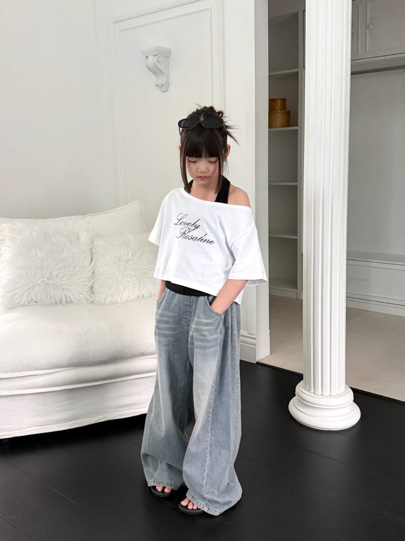 Matilda & Lee - Korean Children Fashion - #childofig - Lovely Off-Shoulder Set - 5