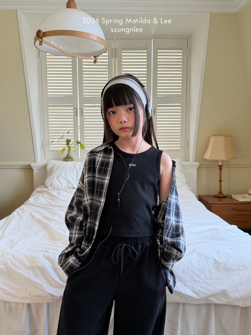 Matilda & Lee - Korean Children Fashion - #childofig - And Ribbed Sleeveless