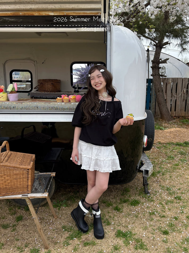 Matilda & Lee - Korean Children Fashion - #childofig - Cubic Lettering Tee - 11