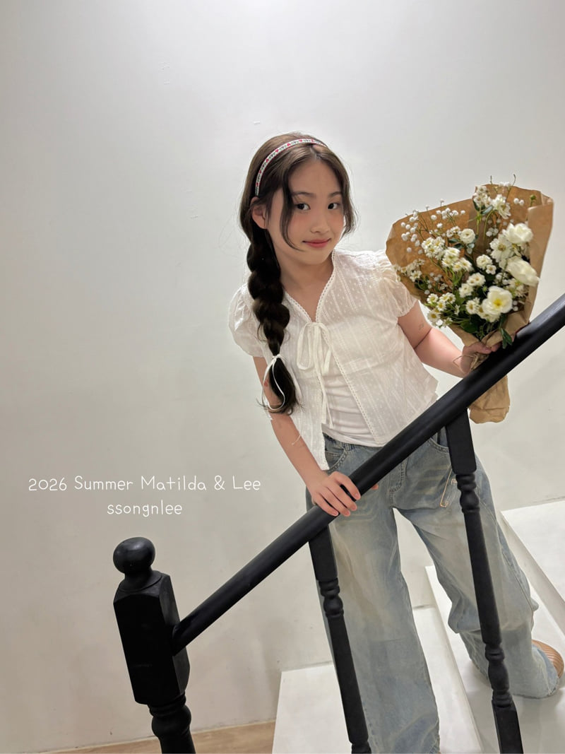 Matilda & Lee - Korean Children Fashion - #childofig - Puff Blouse Cardigan - 9