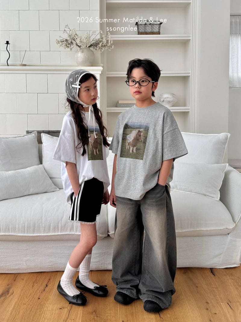 Matilda & Lee - Korean Children Fashion - #stylishchildhood - Angel Pony Tee - 4