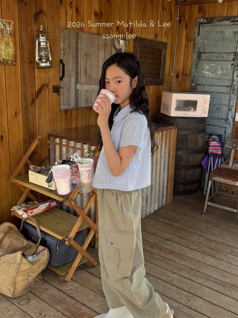 Matilda & Lee - Korean Children Fashion - #childofig - Shirring Collar Blouse - 3