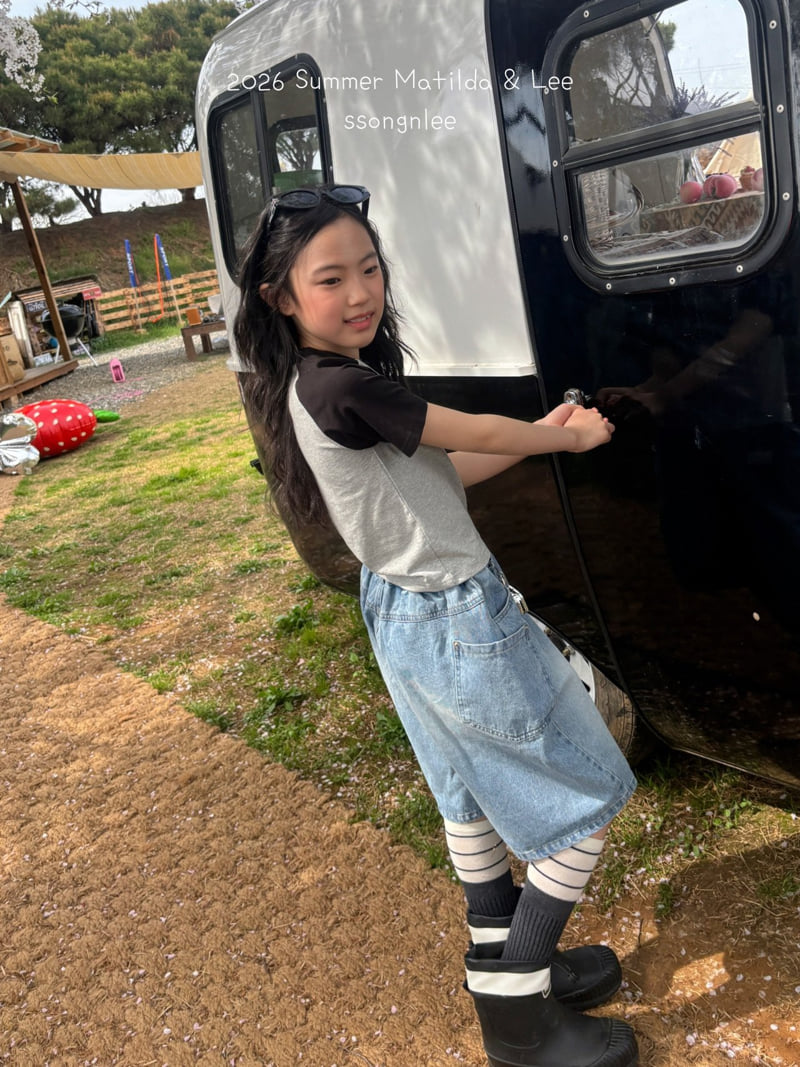 Matilda & Lee - Korean Children Fashion - #childofig - Pocket Denim Shorts - 5