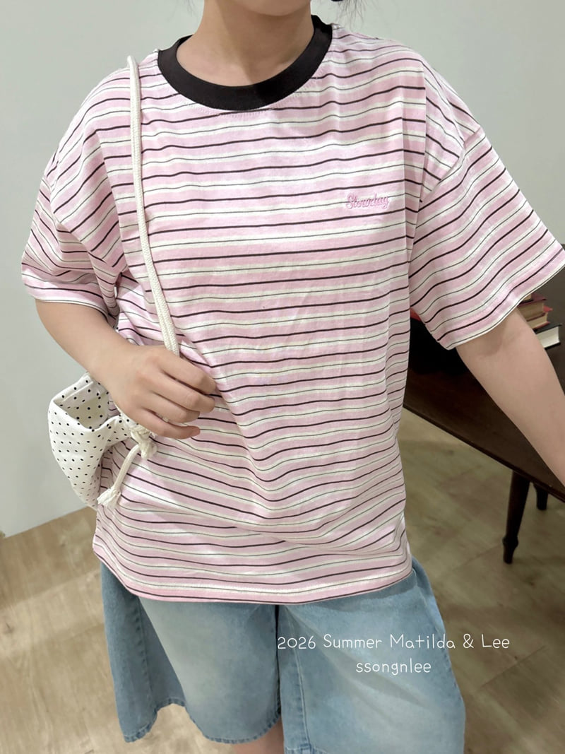 Matilda & Lee - Korean Children Fashion - #childofig - Slow Stripe Tee - 8